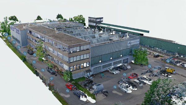 Funk_3D-Focus-Scanner_Punktewolke_Gebäude