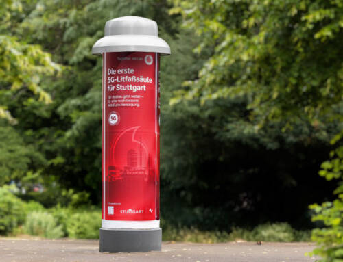 Litfasssäulen bringen schnelles, mobiles Internet