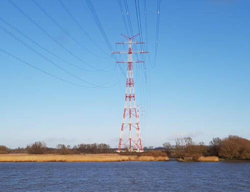Glasfaser entlang der Stromtrassen